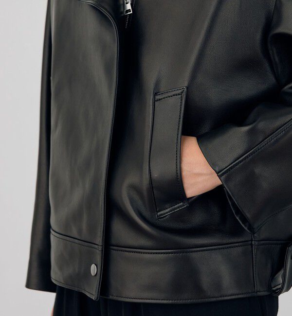 DES PRES「レザー ライダースブルゾン」|ライダースジャケット|