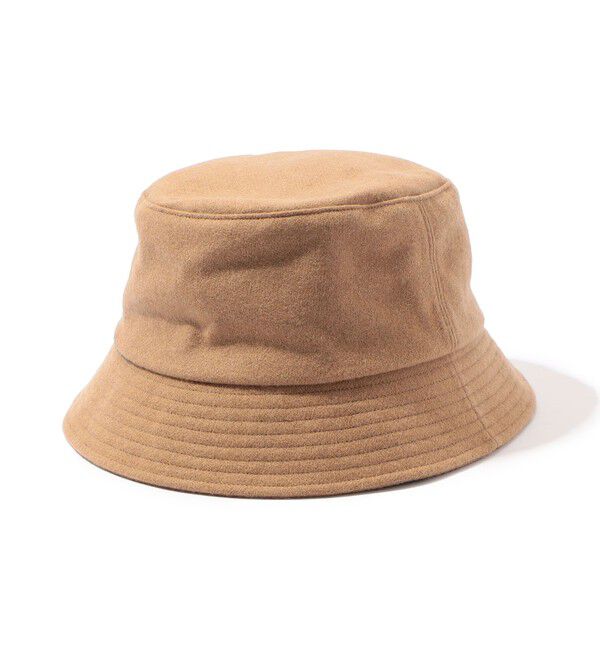 TOMORROWLAND GOODS「KIJIMA TAKAYUKI MELTON BUCKET HAT」|ハット|45 キャメル