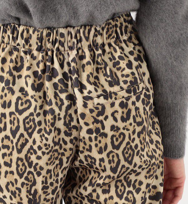 DES PRES「レオパードプリント タックワイドパンツ」|その他|
