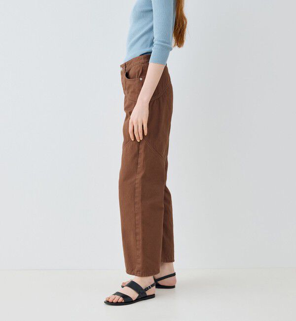 GALERIE VIE「サンフェードデニム ウェーブカーブパンツ」|デニム|