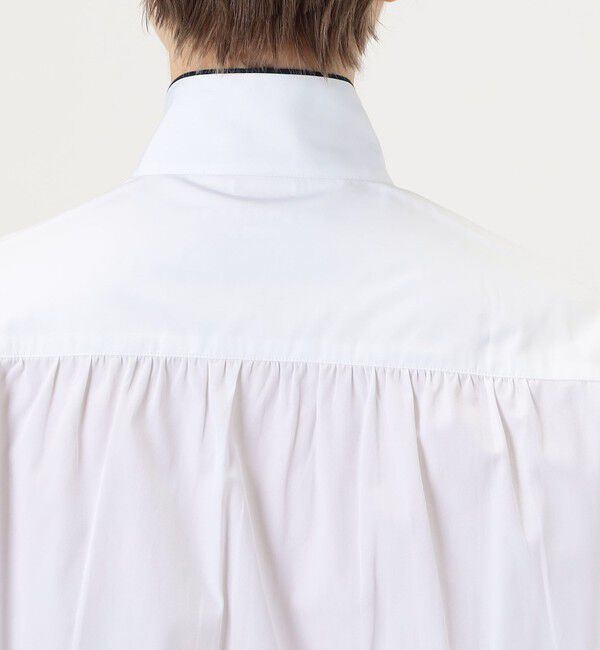 TOMORROWLAND BUYING WEAR「BOURRIENNE EQUIPAGE コットン ハイカラ―シャツ」|シャツ・ブラウス|