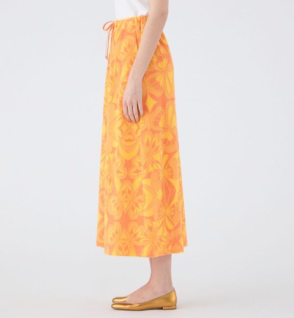 TOMORROWLAND collection「フラワーパイル ストリングストレートスカート」|スカート|