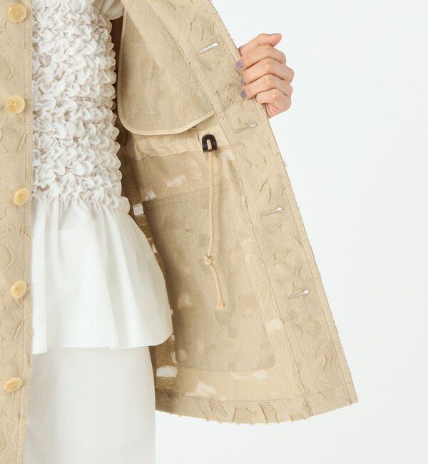 MACPHEE「メッシュカットジャカード ジレ」|ベスト・ジレ|