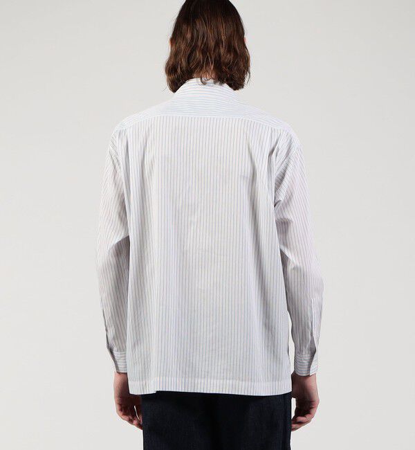 TOMORROWLAND MENS「コットンストライプ ダブルポケットシャツ」|シャツ・ブラウス|
