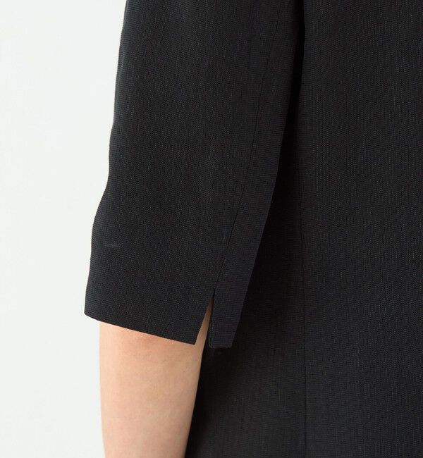 TOMORROWLAND collection「レーヨンリネンオックス ハーフスリーブジャケット」|テーラードジャケット|