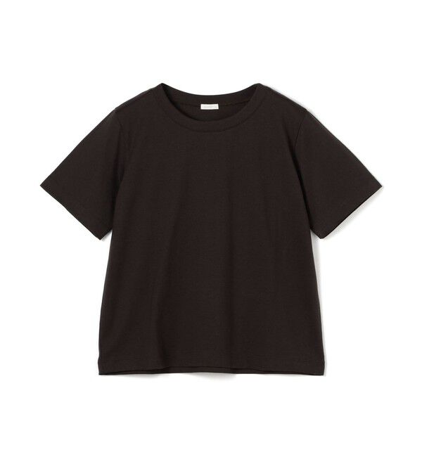 GALERIE VIE「ファインコットン クルーネックTシャツ」|Tシャツ・カットソー|17 チャコールグレー