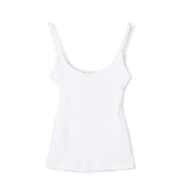 DES PRES「スモールライトリブ バックオープンキャミソール」|キャミソール|11 ホワイト
