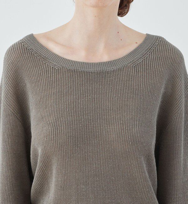 GALERIE VIE「 リネンハーフカーディガン クルーネックプルオーバー」|ニット・セーター|