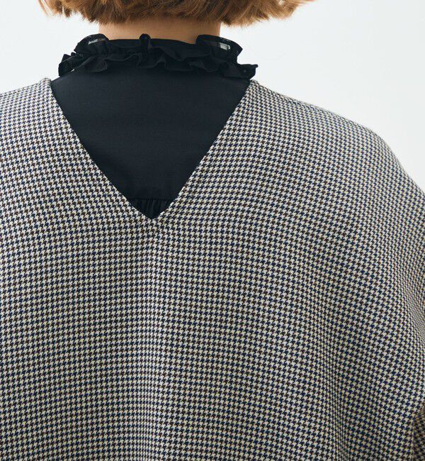 TOMORROWLAND collection「ガンクラブトゥースリバー 4-wayクローク」|ベスト・ジレ|