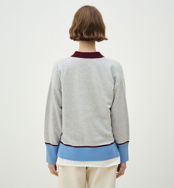 MACPHEE「NZ LAMBS Vネックカーディガン」|カーディガン|