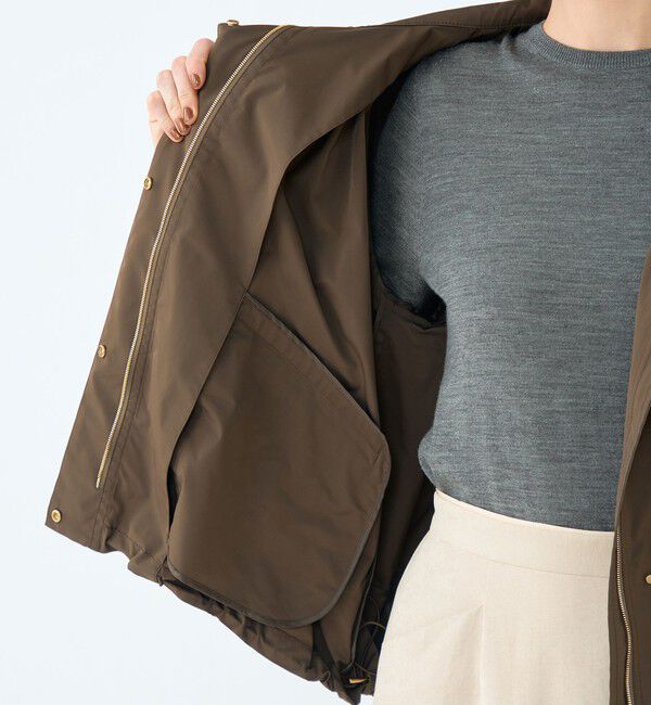 Ballsey「ハイカウントタフタ フーデッドショートコート」|ブルゾン・スタジャン|