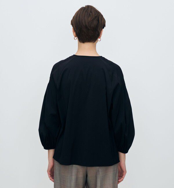 TOMORROWLAND collection「ハイパワーストレッチブロード ピンタックブラウス」|シャツ・ブラウス|