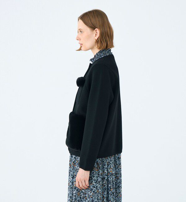 Ballsey「ウールポリエステルミラノリブ 4ポケットカーディガン」|カーディガン|