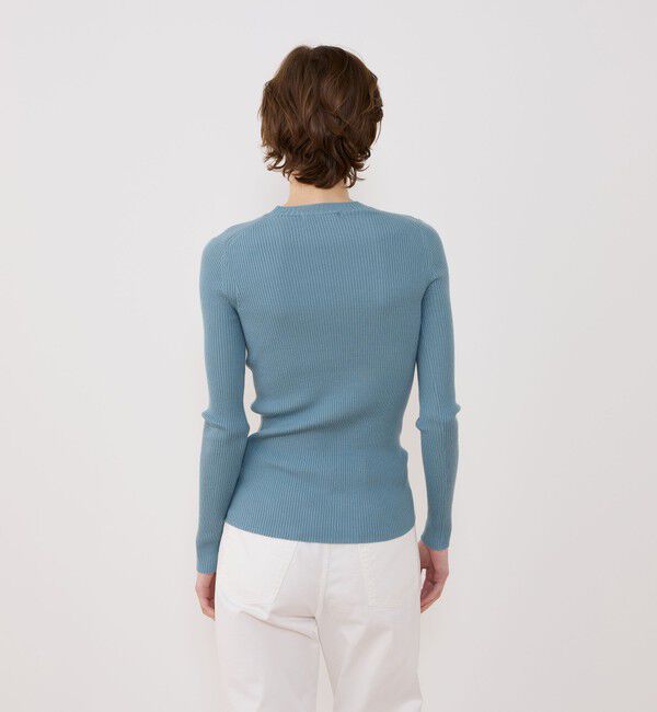 GALERIE VIE「プルミエールウールリブ クルーネックプルオーバー」|ニット・セーター|
