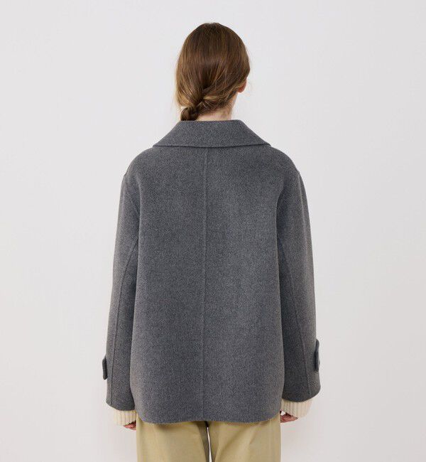 GALERIE VIE「ウールカシミヤダブルフェイス Pコート」|ピーコート|