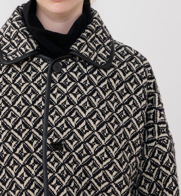 GALERIE VIE「ウールテシード バルカラーショートコート」|その他|