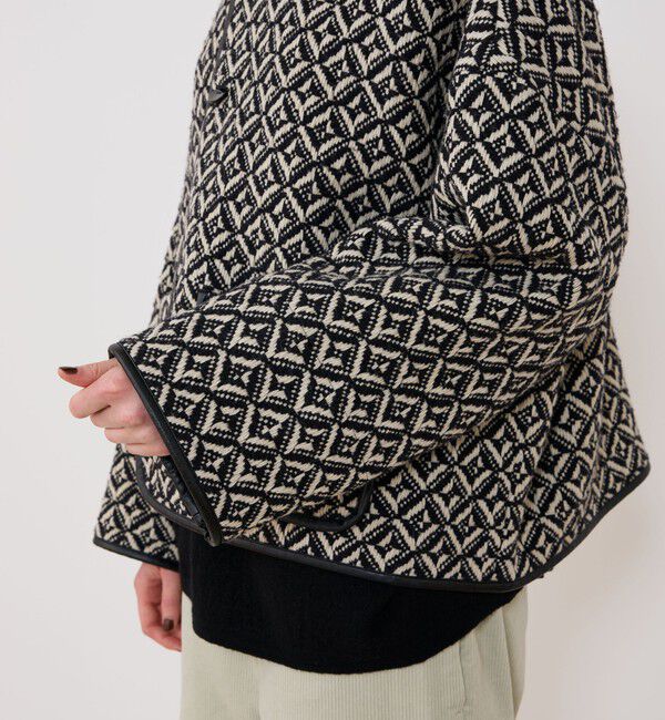 GALERIE VIE「ウールテシード バルカラーショートコート」|その他|