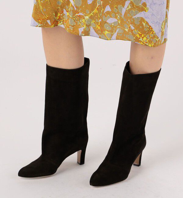 TOMORROWLAND GOODS「NEBULONI E. 7320 スエードミドルブーツ」|ロングブーツ|