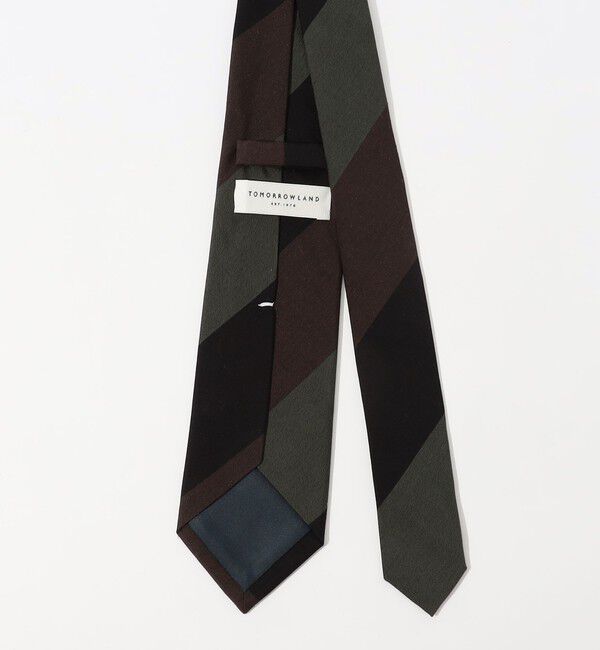 TOMORROWLAND GOODS「TOMORROWLAND シルク レジメンタルストライプネクタイ」|ネクタイ・蝶ネクタイ|