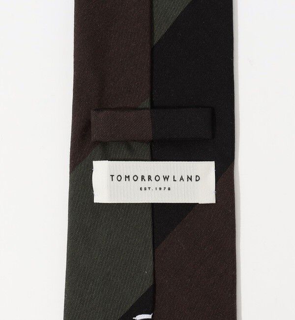 TOMORROWLAND GOODS「TOMORROWLAND シルク レジメンタルストライプネクタイ」|ネクタイ・蝶ネクタイ|