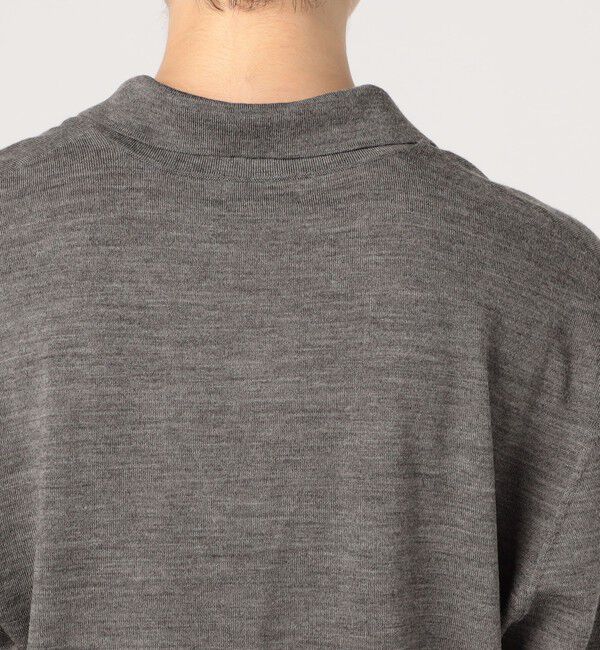 Ballsey「シルケットウール オープンカラープルオーバー」|ニット・セーター|