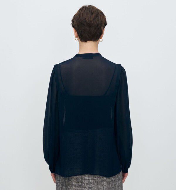 TOMORROWLAND collection「シルクシフォン ピンタックブラウス」|シャツ・ブラウス|