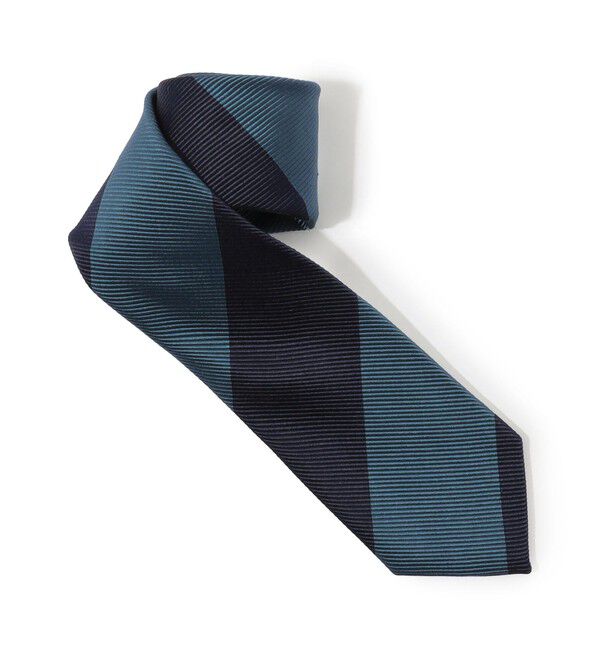 TOMORROWLAND GOODS「TOMORROWLAND シルクジャガード レジメンタルストライプネクタイ」|ネクタイ・蝶ネクタイ|66 ブルー系