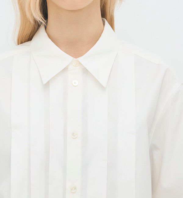 CABaN「コットンシルクタイプライター ランダムダックシャツ」|シャツ・ブラウス|