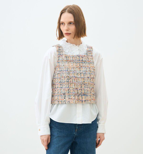 TOMORROWLAND collection「ファンシーヘリンボーン スクエアトップス」|その他|