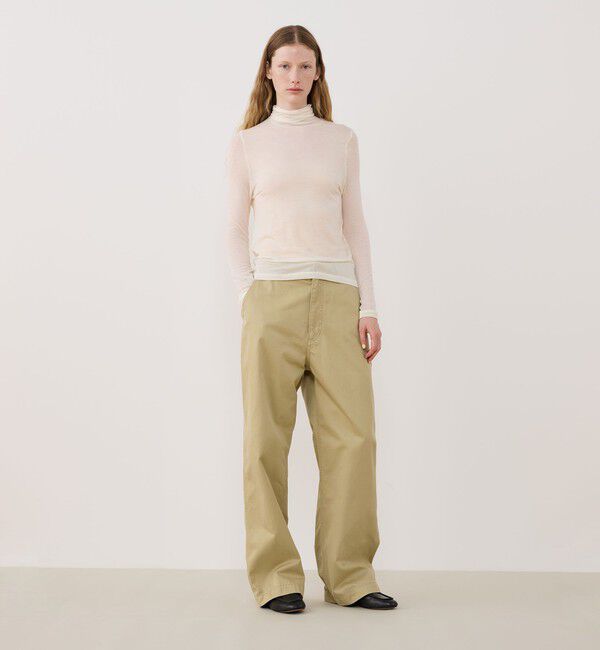 TOMORROWLAND GOODS「V;room シアータートルネックプルオーバー」|Tシャツ・カットソー|