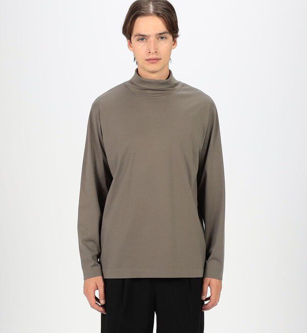 TOMORROWLAND MENS「60/3スビンコットン タートルネック ロングスリーブカットソー」|Tシャツ・カットソー|
