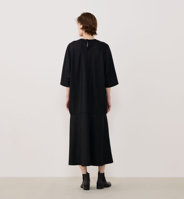 GALERIE VIE「ライトフラノストレッチ オーバルワンピース」|ワンピース|