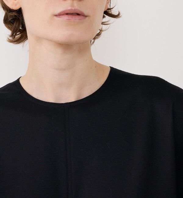 GALERIE VIE「ライトフラノストレッチ オーバルワンピース」|ワンピース|