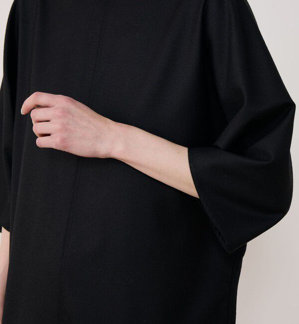 GALERIE VIE「ライトフラノストレッチ オーバルワンピース」|ワンピース|