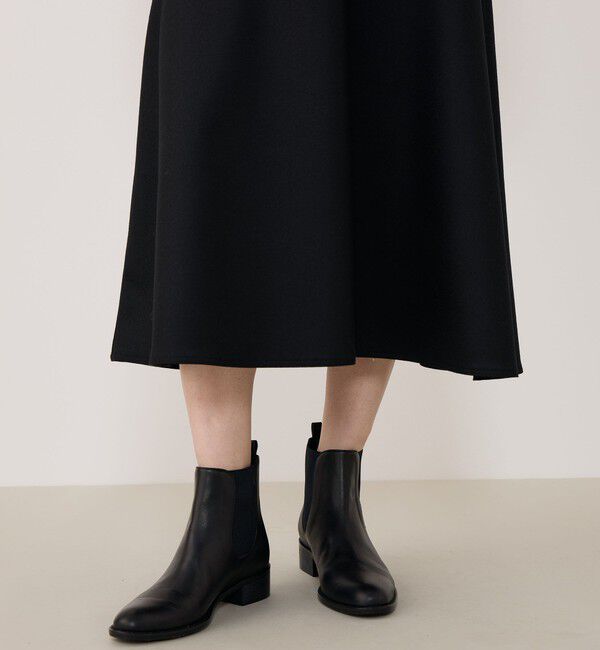 GALERIE VIE「ライトフラノストレッチ オーバルワンピース」|ワンピース|