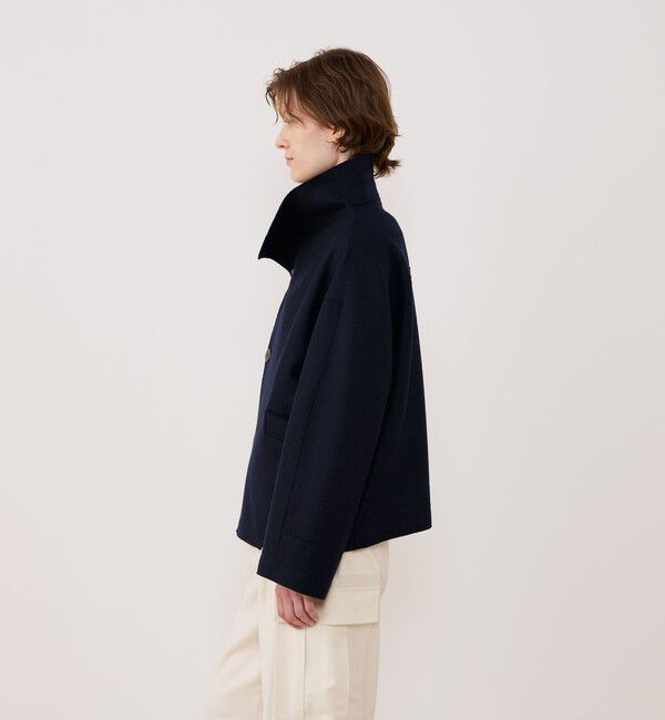 GALERIE VIE「スムースプレスドウール スタンドカラーコート」|その他|