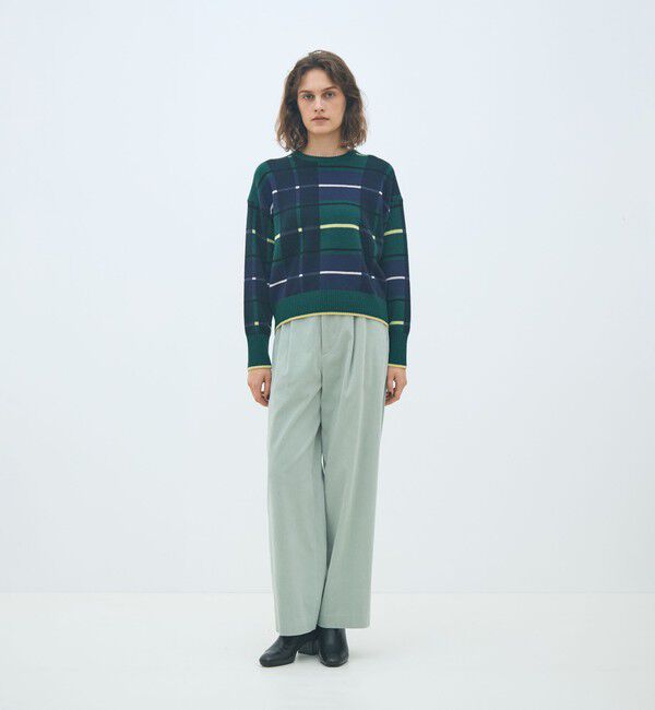 MACPHEE「コットンコーデュロイ タックストレートパンツ」|その他|