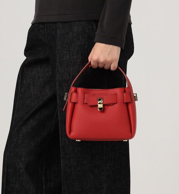 TOMORROWLAND GOODS「PUNTI. MIRROR-SHLD バッグ」|ハンドバッグ|