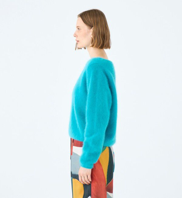 Ballsey「フラッフィーヤーン Vネックプルオーバー」|ニット・セーター|