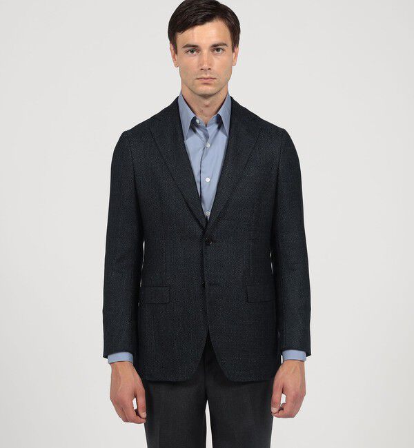 TOMORROWLAND MENS「ウールシルクカシミヤ シングルブレステッド 2Bジャケット SILK AIR LORO PIANA」|テーラードジャケット|