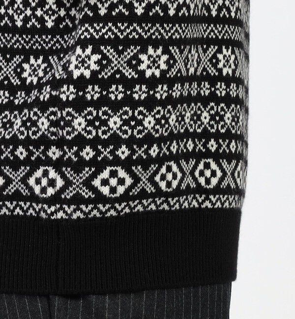 TOMORROWLAND MENS「ウールカシミヤ フェアアイル クルーネックプルオーバー ニットベスト」|ニット・セーター|