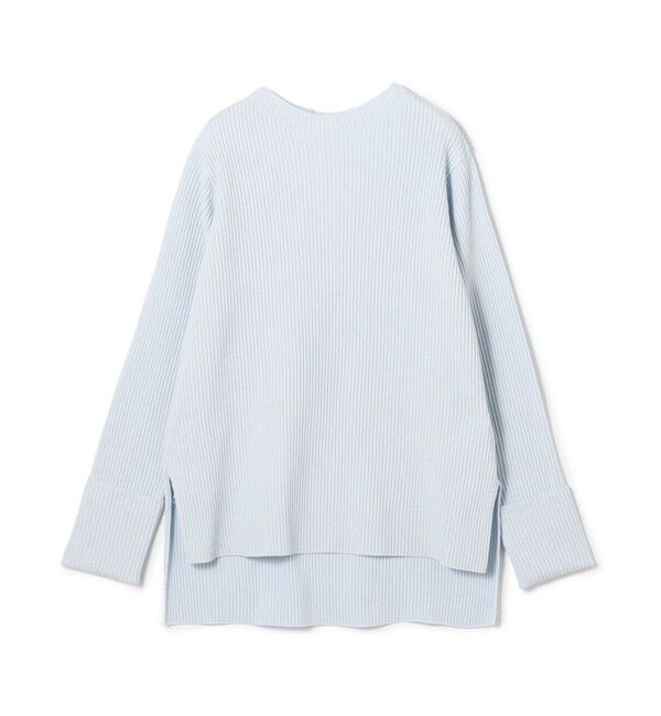 Ballsey「リンクスリブ ビルドネックプルオーバー」|ニット・セーター|61 ライトブルー