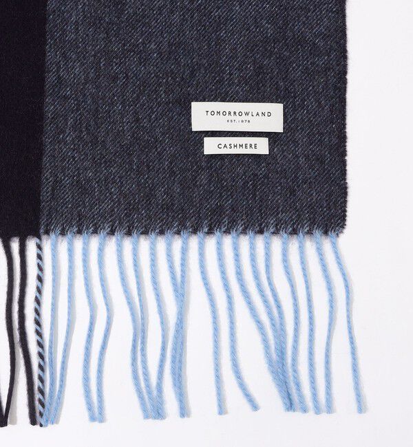 TOMORROWLAND GOODS「TOMORROWLAND カシミヤ パネルチェックマフラー」|マフラー|