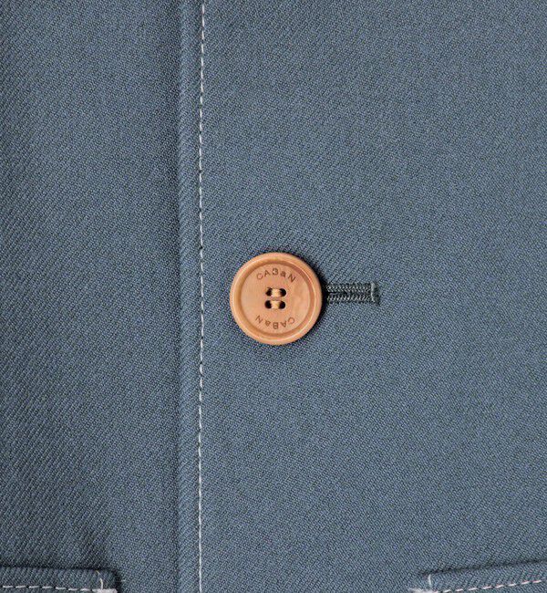 CABaN「ドライウール ショートブルゾン」|ダッフルコート|