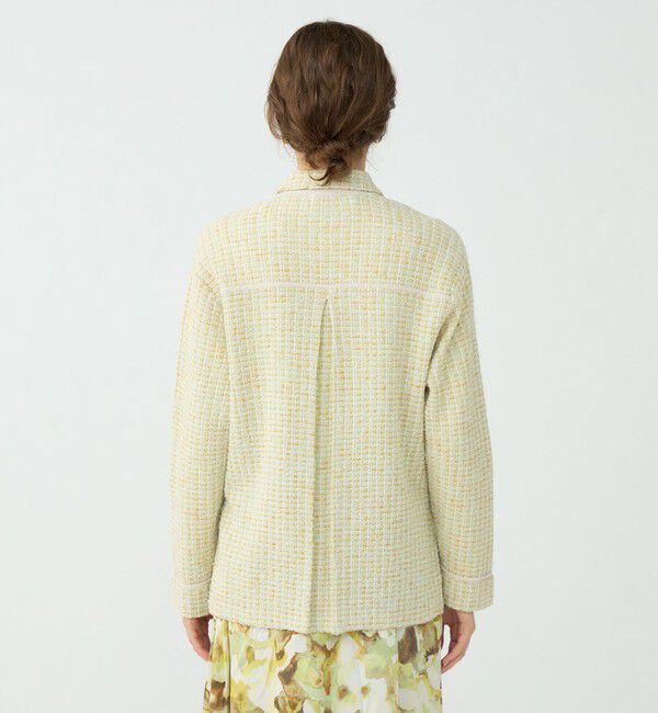 Ballsey「ミックスツイード シャツブルゾン」|カーディガン|