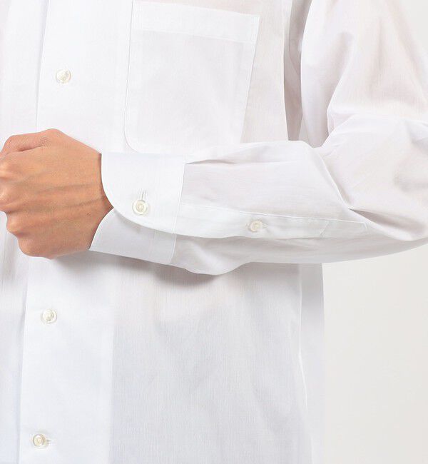 TOMORROWLAND MENS「コットンピケ オープンカラー ロングスリーブシャツ CANCLINI」|シャツ・ブラウス|