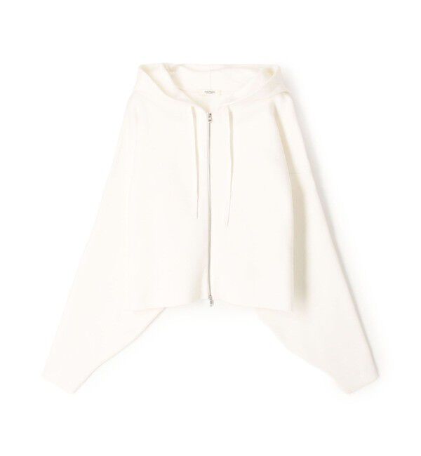 MACPHEE「コットンストレッチ フーディー」|パーカー|11 ホワイト