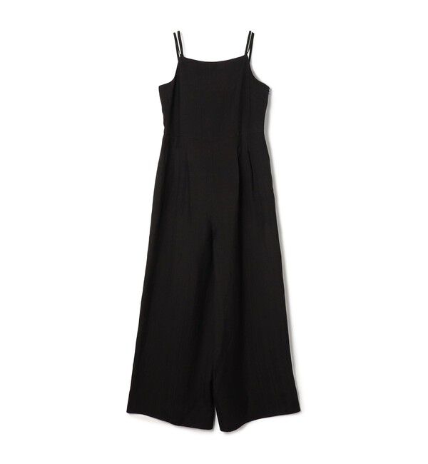 Ballsey「レーヨンリネンブッチャー タイトフィットオールインワン」|オールインワン|19 ブラック