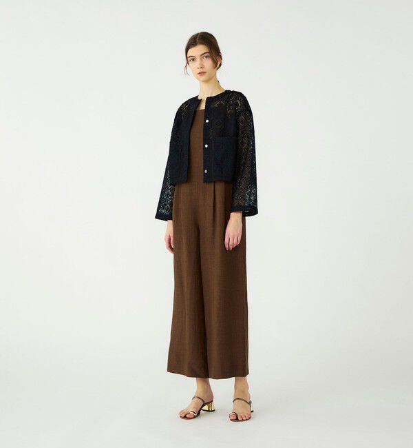 Ballsey「レーヨンリネンブッチャー タイトフィットオールインワン」|オールインワン|