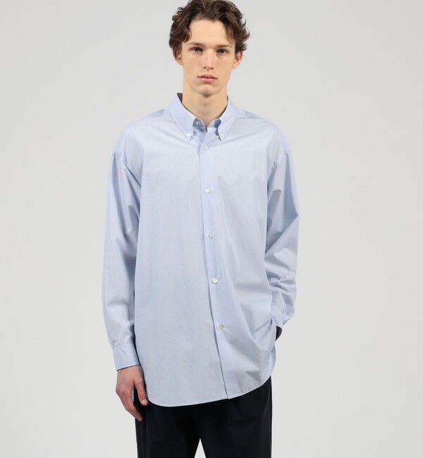 TOMORROWLAND MENS「コットンブロード ボタンダウン ロングシャツ」|シャツ・ブラウス|